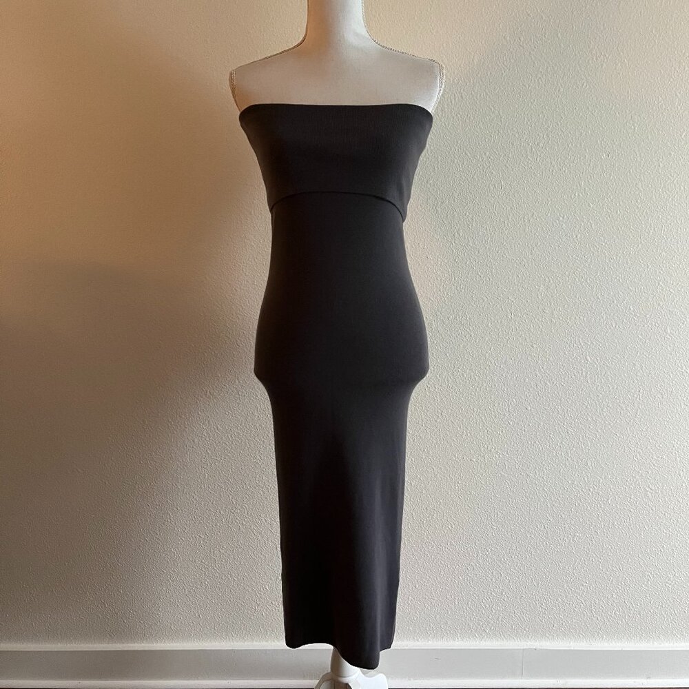 Donna Karan Cashmere-blend Tube Dress in Gray
